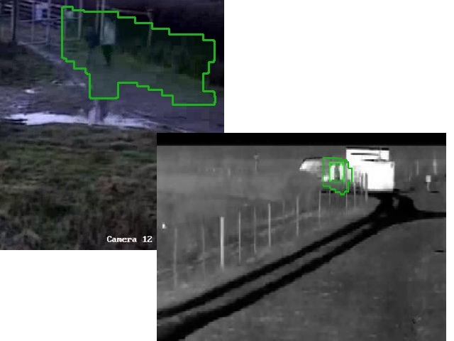 A verified alarm where human activity or a vehicle has been detected